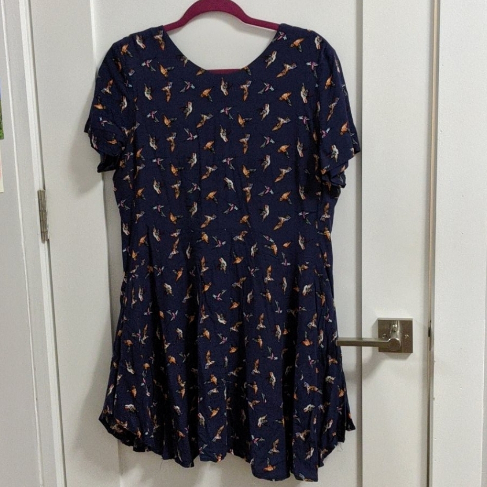 Bird Patterned Dress